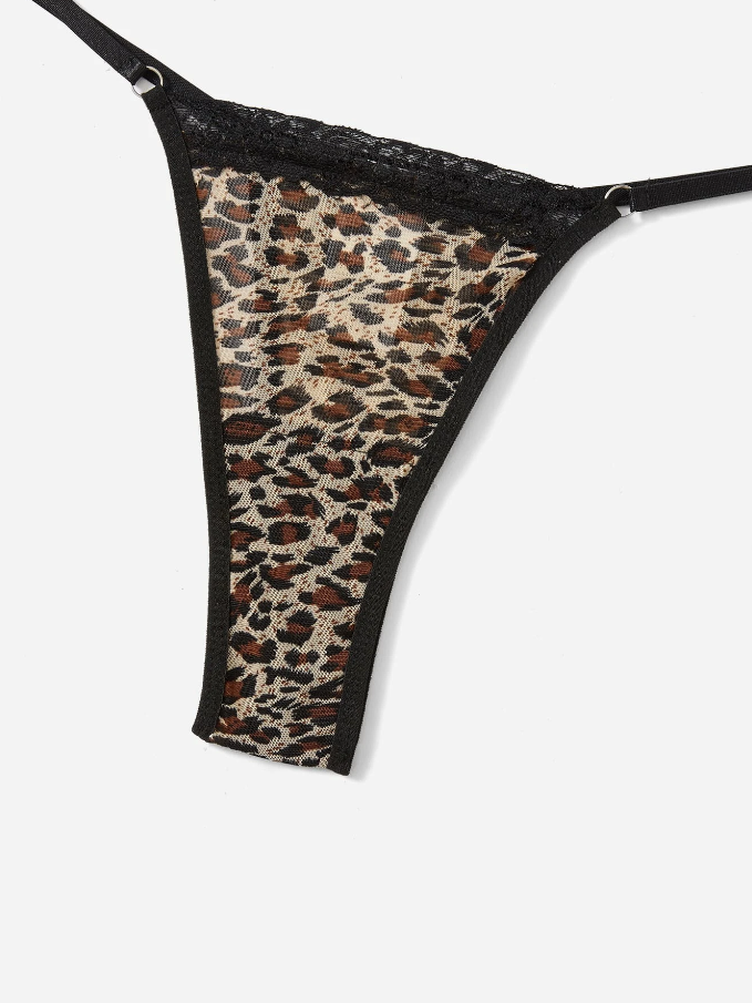 Sexy Leopard Print Lingerie Set